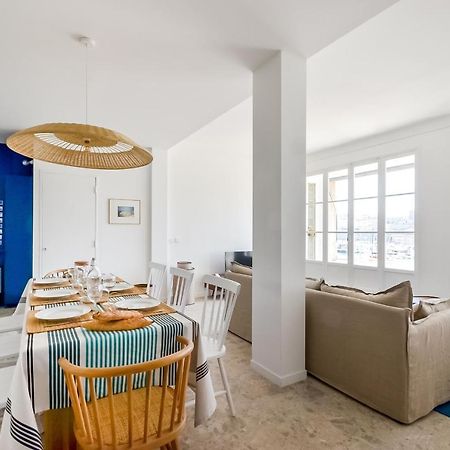 Massilia Blue - Grand Appartement Refait A Neuf Avec Vue Sur Le Vieux Port Marseille Luaran gambar
